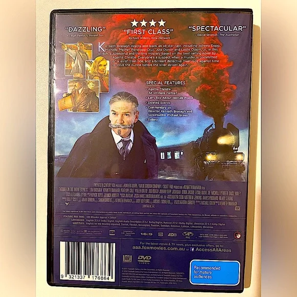 MURDER on the Orient Express DVD - Picture 2 of 2
